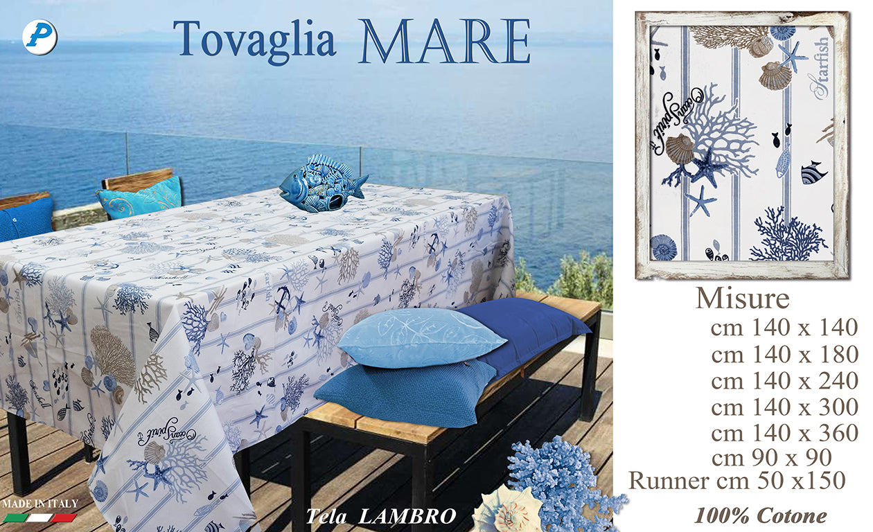 Tovaglie tema mare